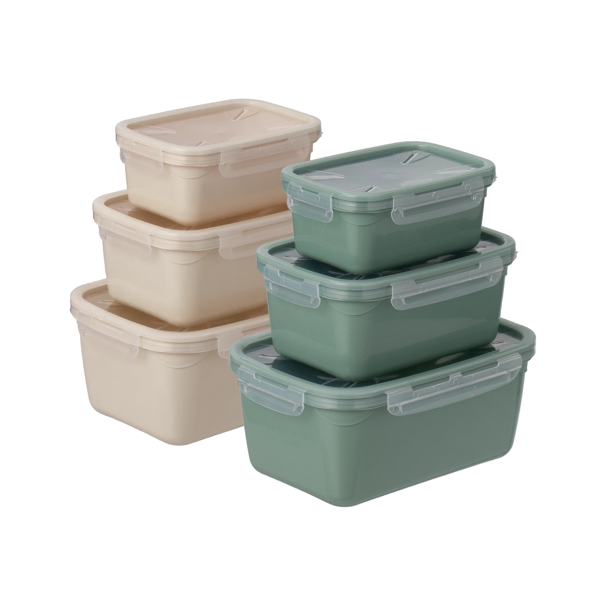 SET CONTENITORI 3 PZ. FRIGOCLICK RETTANGOLARE